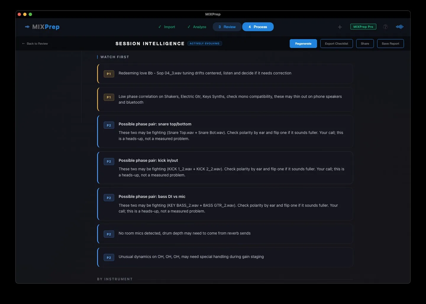 MIXBrief watch-first items
